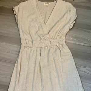 Cute canvas like dress!